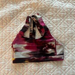 Lululemon Athletica Red, Purple and White Sports Bra